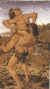 Sandro Botticelli Antonio del Pollaiolo Hercules and Antaeus (mk36) oil painting reproduction